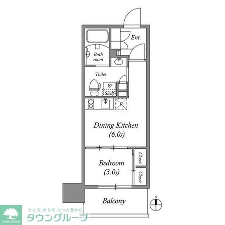 コスモグラシア三ノ輪の物件間取画像